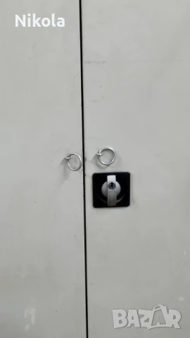 Метален Шкаф - рафтове 80/44/198 см за съхранение с халки за катинар, снимка 5 - Шкафове и рафтове - 49375491