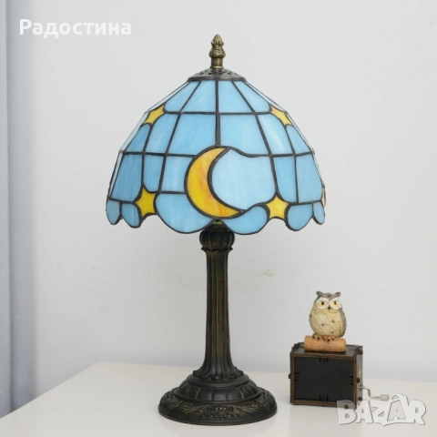 Настолна лампа в стил Тифани , снимка 2 - Настолни лампи - 51533202
