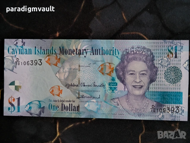 Банкнота - Кайманови Острови - 1 долар UNC | 2018г.