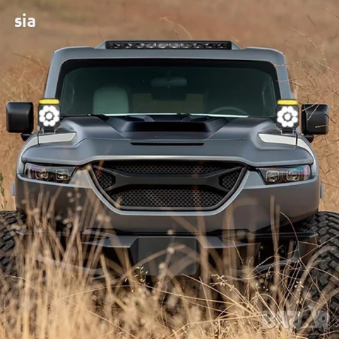 Халоген с аварийна светлина, ЛЕД, 1бр на 12V и 24V, снимка 4 - Аксесоари и консумативи - 51327730