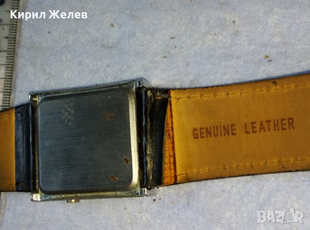 СТИЛЕН МОДЕРЕН КВАРЦОВ ЕЛЕКТРОНЕН ЧАСОВНИК с КАИШКА СИНТЕТИЧНА ЕКО КОЖА 38828, снимка 5 - Мъжки - 42136924