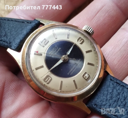 Швейцарски часовник Anso, снимка 4 - Антикварни и старинни предмети - 54098430