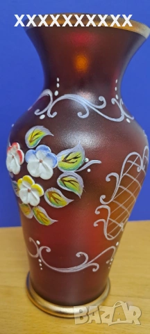 Ваза от матирано калиево стъкло, снимка 4 - Вази - 53181341