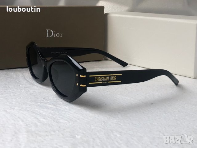Dior 2023 дамски слънчеви 2 цвята черни прозрачни , снимка 8 - Слънчеви и диоптрични очила - 40474436