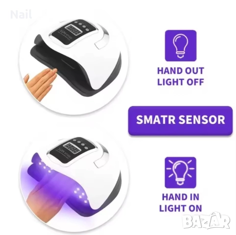 Led lam X11 лампа за маникюр , снимка 8 - Продукти за маникюр - 51844324