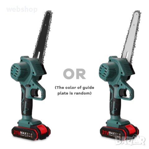 Най-големия електрически верижен трион от закалена стомана с 2 батерии ,Пълен Комплект + Куфар, снимка 3 - Градинска техника - 42162519