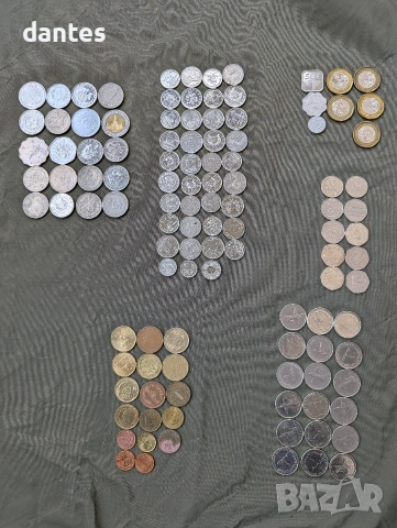 Монети Кариби, Бахами, UAE Арабски и др.112бр. United Arab Emirates
