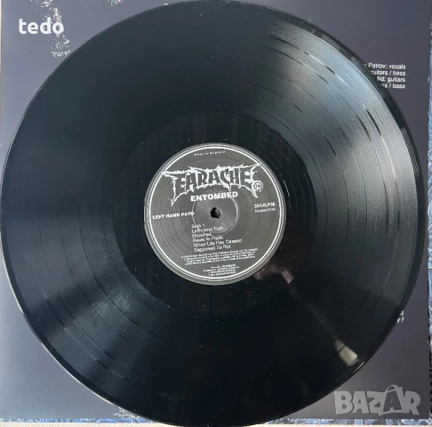 Entombed - Left Hand Path LP FDR , снимка 3 - Грамофонни плочи - 50852052