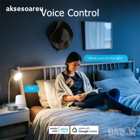 Умен Wi-Fi Контакт eWelink WiFi Smart Socket Plug 20A EU с гласово управление поддръжка на Alexa, снимка 16 - Друга електроника - 50286219