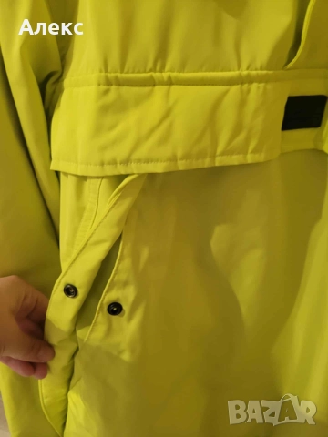 Уникално,мъжко яке в цвят лайм., снимка 3 - Якета - 52410932