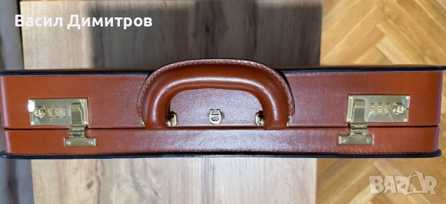 ДИПЛОМАТИЧЕСКИ КУФАР ОТ ЧИСТА КОЖА "AGNER", снимка 2 - Чанти - 52362235