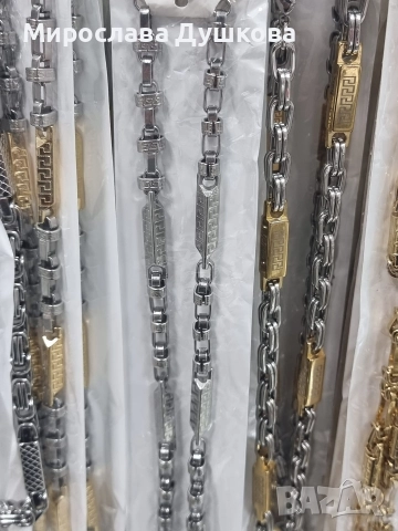 медицинска стомана 60 см ланци, снимка 8 - Колиета, медальони, синджири - 52860176