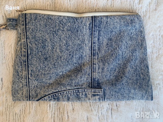 Дънкова чанта плик, снимка 6 - Чанти - 40565578