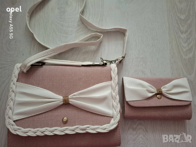 продавам чанта с портмоне, снимка 4 - Портфейли, портмонета - 52578248