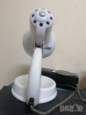 Ретро, порцеланова инфрачервена лампа. , снимка 4 - Антикварни и старинни предмети - 47924016