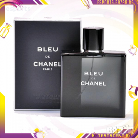 Bleu de Chanel EDT Тоалетна вода EDT 100ml автентичен мъжки парфюм б.о.