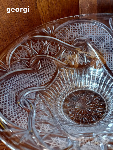 Кристална фруктиера   16/1, снимка 5 - Аксесоари за кухня - 36427560