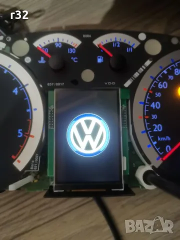 vw голф 4 бора километраж с цветен дисплей r32 gti tdi v6