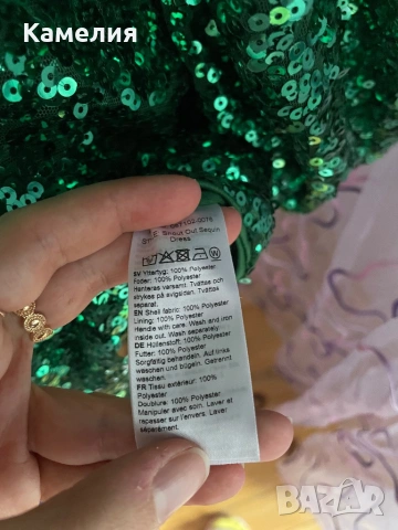 Официална рокля с балон ръкави, снимка 4 - Рокли - 50745757