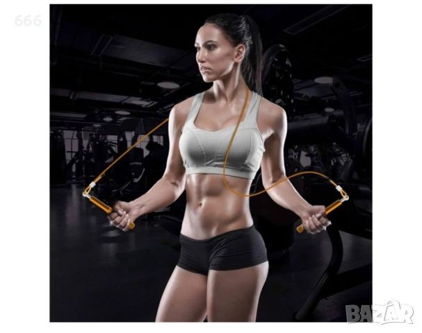 Въже за скачане + торбичка за съхранение , снимка 3 - Фитнес уреди - 54203853