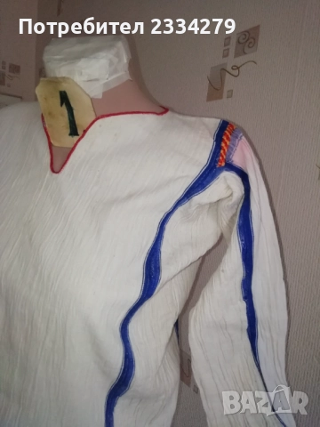 Стари женски ризи, фолклорно допълнение към народна носия. , снимка 4 - Антикварни и старинни предмети - 52793946