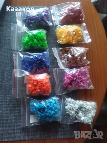 Пръстени  6,8,10мм /щракалки/