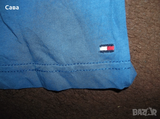 Тениска TOMMY HILFIGER  мъжка,4-5ХЛ, снимка 4 - Тениски - 51458417