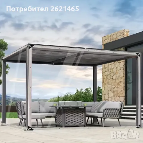 Ветроупорни завеси - прозрачни тип брезент, тенти, шатри, ветробрани, снимка 6 - Градински мебели, декорация  - 47487063