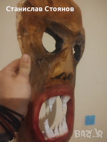 Дървени лица (коруби) цели маски Сурвакарски/Кукерски, снимка 8 - Други ценни предмети - 50396076