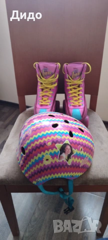 Ролкови кънки SOY LUNA номер 34-35 с Каска SOY LUNA 