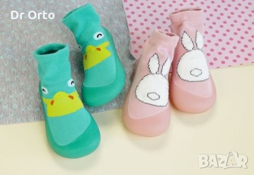 BEFADO Бебешки Обувки чорапчета, Зелени с покемон, снимка 2 - Бебешки обувки - 29509788