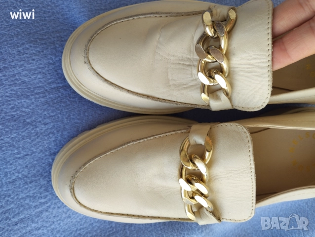Лоуфъри Nelson -естествена кожа., снимка 9 - Дамски елегантни обувки - 51467505