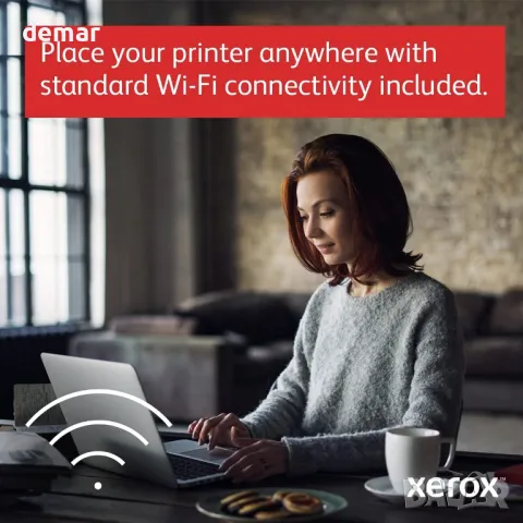 Безжичен цветен лазерен принтер Xerox C230dni A4 с двустранен печат, снимка 5 - Принтери, копири, скенери - 49481856