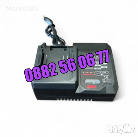 Комплект 5 в 1 перфоратор, винтоверт, гайковерт, ъглошлайф и LED лампа, снимка 10 - Други инструменти - 53274831