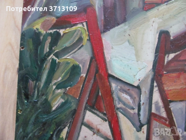 Картина масло-фазер 78х54см., снимка 4 - Картини - 51521806