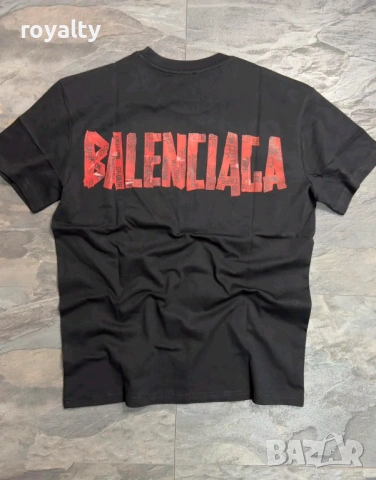 Balenciaga Нови Мъжки Тениски Два Цвята , снимка 2 - Тениски - 54362764