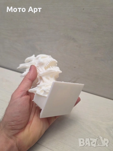 Демонска Дяволска Глава Фигура Демон Дявол Diablo 3D Принт за Оцветяване, снимка 7 - Статуетки - 54090626