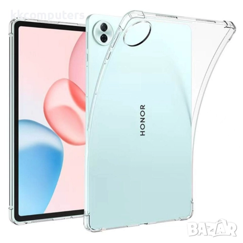 Калъф за For Honor Pad 10 - Прозрачен, Удароустойчив, 4-Ъглова Защита, TPU Материал, Включен протект
