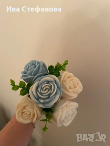 Ароматизирани букети от соев восък , снимка 5 - Декорация за дома - 53154840