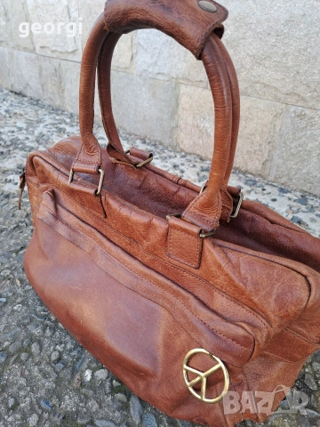 кожена чанта Sasha от естествена кожа 32/2, снимка 2 - Чанти - 53081937