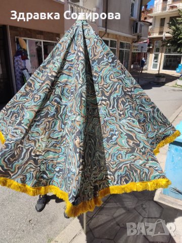 Голям чадър Чадъри за градината,къмпинг,плаж и за всякакви други места.230см,от здрав брезентов плат, снимка 4 - Градински мебели, декорация  - 37424592