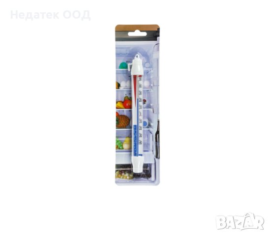  Термометър за хладилник, пластмасов, 20см, снимка 1 - Аксесоари за кухня - 44419006