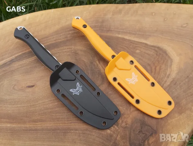 Компактен ловен нож Benchmade Flyway с кания, 2 цвята, снимка 2 - Ножове - 49508641