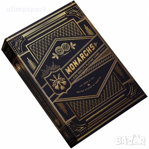 КАРТИ ЗА ИГРА MONARCHS BLUE нови Тези карти изглеждат сякаш създадени да красят палти. Златн