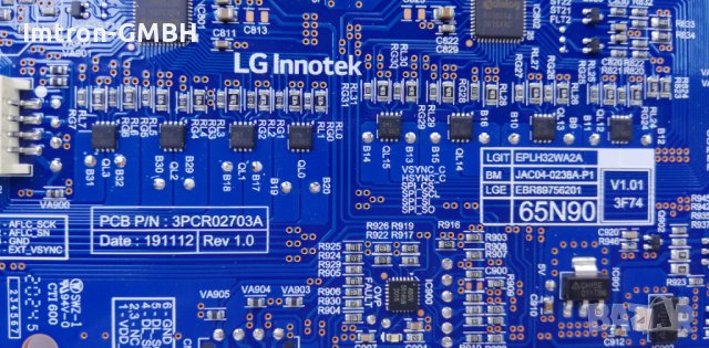 T-con board L78ZE32A2A0438(1.0) PCB: 3PCR02703A / 65NANO906NA, снимка 2 - Части и Платки - 37785093