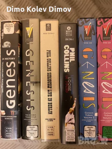 Phil Collins - Genesis VHS Чудесна Колекция, снимка 3 - Други музикални жанрове - 50121995