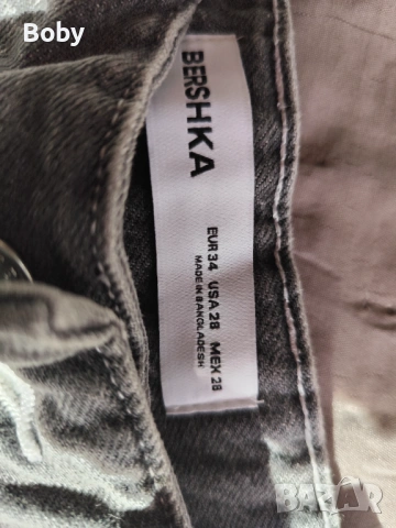 Къси дънкови панталони Bershka Skater , снимка 4 - Къси панталони - 53072142