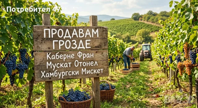 Продавам грозде Каберне фран