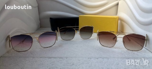 Fendi 2020 дамски слънчеви очила с камъни, снимка 8 - Слънчеви и диоптрични очила - 30747836