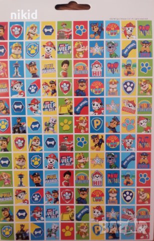 модел 2  :   200 бр PAW Pes Patrol Пес Патрул книжка албум самозалепващи лепенки стикери, снимка 4 - Други - 37977606